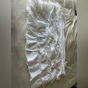 Pottery barn crib skirt